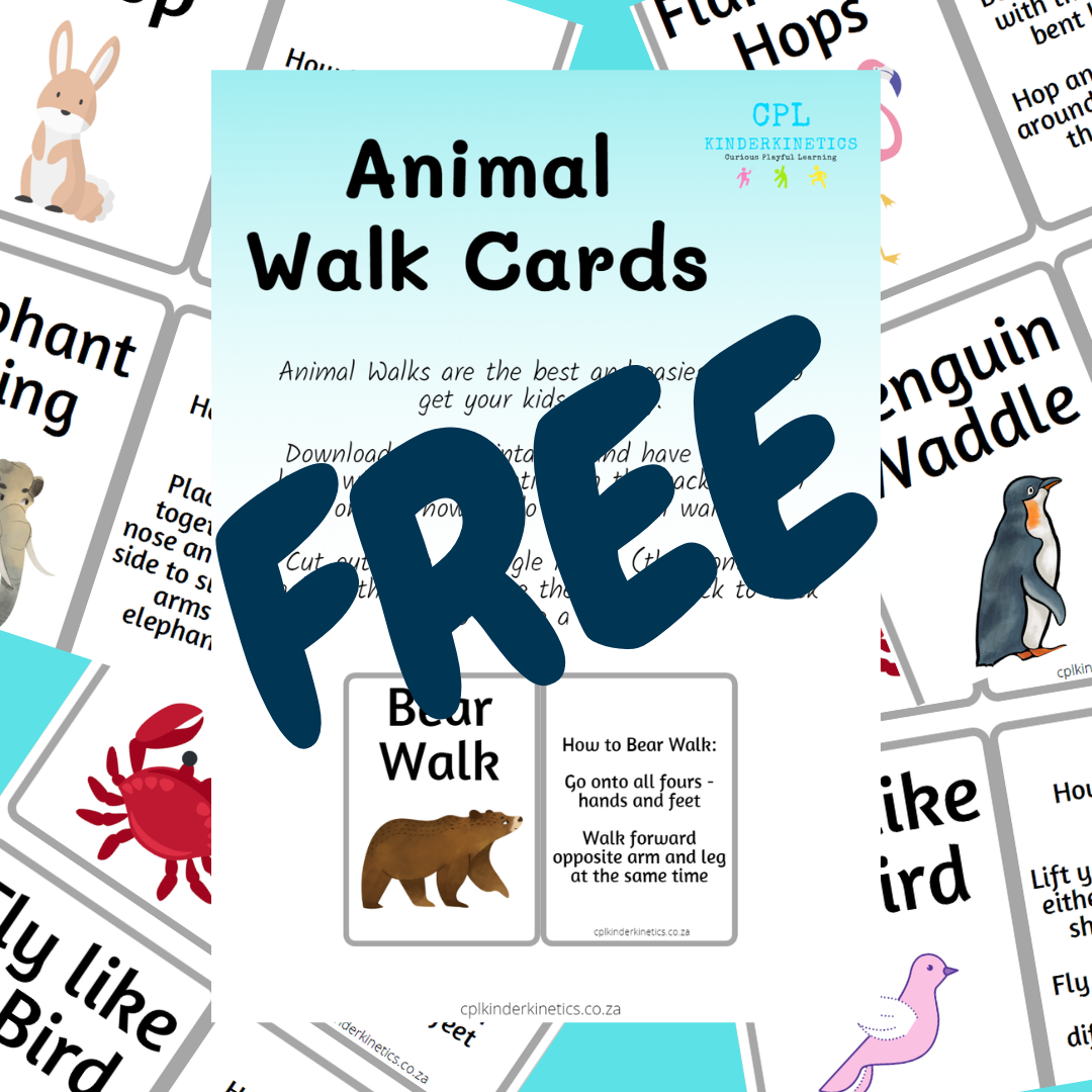 Animal Walk Cards FREE | CPL Kinderkinetics